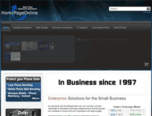 Tablet Screenshot of homepageonline.com